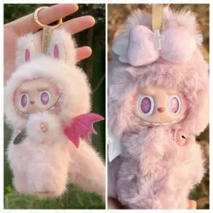 Lovebu毛絨玩具套裝（17厘米，帶翅膀）- 兩件套連身衣和帽子服裝