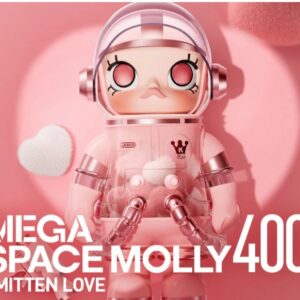 POP MART 泡泡瑪特模型、角色週邊、扭蛋、可愛時尚玩具、禮品、禮物、品牌 超級太空莫莉 400% 的愛情