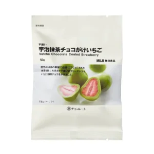 MUJI 無印良品 宇治抹茶巧克力草莓夾心 50g