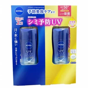 NIVEA 妮維雅 深層UV防御滋潤護膚防曬啫喱 SPF50+/PA++++ 80g*2支裝 數量限定