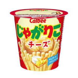 Calbee卡樂比 日本進口直郵酥脆清脆鹹香長頸鹿薯條杯零食必買伴手禮 土豆棒【芝士風味】 55g