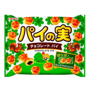 LOTTE樂天 日本原裝進口直郵濃香不膩口綿密口感伴手禮 朱古力風味派分享包 124g