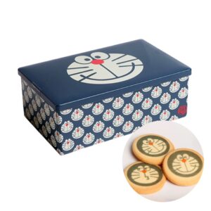 萩原制菓 I'm DORAEMON 哆啦A夢 圖案印花餅乾 罐裝 10個