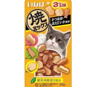 伊納寶 INABA 貓零食烤海鮮系列魚多多貓零食餅幹25g*6包入