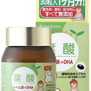 madonna 孕婦綜合營養補充膠囊 葉酸&血紅素鐵&DHA 30粒