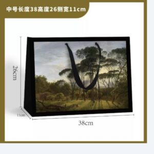 復古潮牌紙袋子高檔時尚禮品袋服裝店手提袋