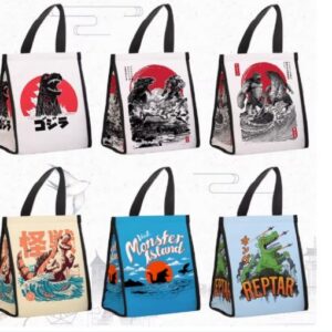 Godzilla 哥吉拉大戰金剛 便當袋飯盒上班便攜午餐帶飯包包哥斯拉